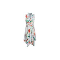 Sukienki krótkie Derhy FLANELLE. Szare sukienki damskie Derhy, s, bez wzorów, bez kołnierzyka, z krótkim rękawem, krótkie, mini. Za 519,00 zł.