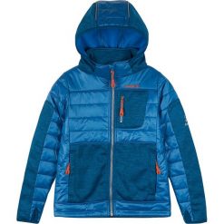 Kurtka softshellowa "Vau" w kolorze niebieskim. Niebieskie kurtki chłopięce Kamik, bez wzorów, bez kaptura. W wyprzedaży za 185,95 zł.