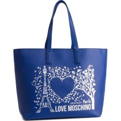 Torebka LOVE MOSCHINO - JC4087PP17LK0750 Blu. Niebieskie torebki klasyczne damskie Love Moschino, bez wzorów, ze skóry ekologicznej, klasyczne, bez dodatków. Za 719,00 zł.