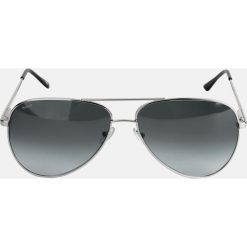 Srebrne okulary przeciwsłoneczne. Szare okulary przeciwsłoneczne męskie wayfarery marki Kazar, z tworzywa sztucznego, owalne. Za 399,00 zł.