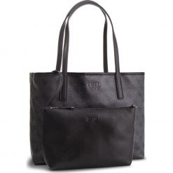 Torebka GUESS - HWSM69 95230 COA. Czarne torebki klasyczne damskie Guess, z aplikacjami, ze skóry ekologicznej. Za 589,00 zł.