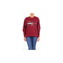 Bluzy Tommy Hilfiger RW0RW01032. Czerwone bluzy damskie TOMMY HILFIGER, m, bez wzorów, bez rękawów, bez kaptura. Za 652,32 zł.