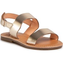 Sandały PEPE JEANS - Mandy Waves Kids PGS90148 Gold 099. Żółte sandały dziewczęce Pepe Jeans, z jeansu, bez zapięcia. Za 239,00 zł.
