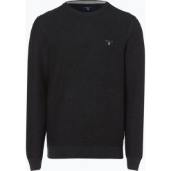 Gant - Sweter męski, szary. Szare swetry klasyczne męskie marki GANT, xl, z dzianiny, eleganckie. Za 579,95 zł.