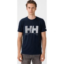 Helly Hansen Racing Koszulka Niebieski. Niebieskie podkoszulki męskie Helly Hansen, m, z nadrukiem, z elastanu, z krótkim rękawem. Za 169,95 zł.