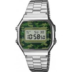 Zegarek CASIO - Vintage A168WEC-3EF Silver/Silver. Szare zegarki męskie CASIO. W wyprzedaży za 169,00 zł.