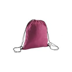 Worek na buty fitness składany bordowy. Różowe plecaki męskie DOMYOS, bez wzorów, z poliesteru, sportowe. Za 7,99 zł.