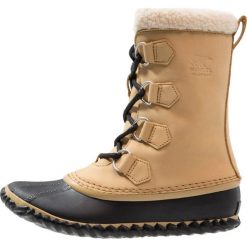 Buty zimowe damskie: Sorel CARIBOU SLIM Botki sznurowane curry/black