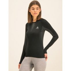 Koszulka techniczna Odlo Performance Warm Bl 188031. Czarne koszulki damskie polo Odlo, l, bez wzorów, z elastanu, bez rękawów. W wyprzedaży za 199,00 zł.