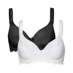 Cellbes Biustonosz Molly 2 Pack czarny biały female czarny/biały 90E. Czarne biustonosze Cellbes, w koronkowe wzory, z koronki. Za 179,00 zł.