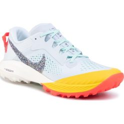 Buty NIKE - Air Zoom Terra Kiger 6 CJ0220 400 Aura/Blackened Blue/Mint Foam. Niebieskie buty sportowe damskie Nike, bez wzorów, z tworzywa sztucznego, sportowe, do biegania. W wyprzedaży za 439,00 zł.