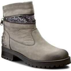 Botki CARINII - B3553 399-G35-POL-A06. Szare buty zimowe damskie Carinii, z nubiku. W wyprzedaży za 259,00 zł.