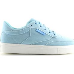 Trampki damskie zamszowe niebieskie NB172 Blue. Niebieskie trampki i tenisówki damskie ButyModne, bez wzorów, z tkaniny, bez zapięcia. W wyprzedaży za 79,00 zł.