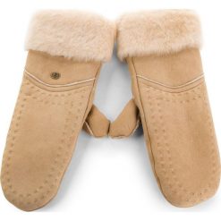 Rękawiczki Damskie EMU AUSTRALIA - Otways Mittens Chestnut. Brązowe rękawiczki damskie EMU Australia, na zimę, bez wzorów, z wełny. W wyprzedaży za 299,00 zł.