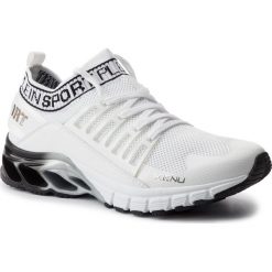 Sneakersy PLEIN SPORT - Runner Logos P19S MSC2110 STE003N White 021. Białe sneakersy męskie Plein Sport, bez zapięcia. W wyprzedaży za 569,00 zł.