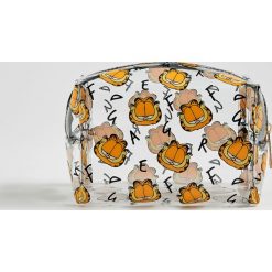 Kosmetyczka z nadrukiem Garfield - Biały. Białe kosmetyczki damskie Sinsay, z nadrukiem. Za 19,99 zł.