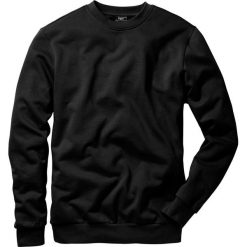 Bluza z okrągłym dekoltem bonprix czarny. Czarne bluzy męskie bonprix, xl, bez wzorów, z dzianiny, z okrągłym kołnierzem, bez rękawów, bez kaptura. Za 44,99 zł.
