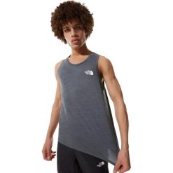 Koszulka top The North Face Active Trail Jacquard T94CKNDYZ - szary. Szare koszulki męskie The North Face, s, bez wzorów, bez kołnierzyka, bez rękawów. Za 146,99 zł.