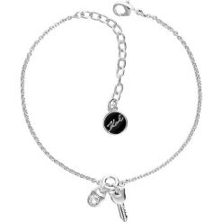 Karl Lagerfeld - Bransoletka. Szare bransoletki damskie KARL LAGERFELD, z kryształem, metalowe. Za 249,90 zł.