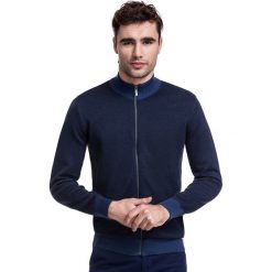 Sweter OSCAR SWGS000313. Pomarańczowe swetry męskie Giacomo Conti, na zimę, m, bez wzorów, z bawełny, bez kołnierzyka, bez kaptura. Za 249,00 zł.