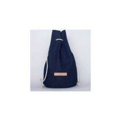 Towny Owl Denim Blue - Bawełniana sakwa / plecak. Niebieskie plecaki damskie marki NOSKA, z bawełny. Za 160,00 zł.