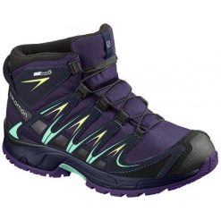 Salomon Buty Trekkingowe Xa Pro 3d Mid Cswp J Acai/Evening Blue/Biscay Green 37. Niebieskie buciki niemowlęce chłopięce Salomon, na sznurówki. W wyprzedaży za 285,00 zł.