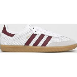 Adidas Originals - Buty Samba Og. Białe buty sportowe męskie adidas Originals, ze skóry, na sznurówki. W wyprzedaży za 299,90 zł.