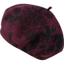 Beret damski Na górze róże czerwony (cz14222). Różowe berety damskie marki Art of Polo. Za 49,91 zł.