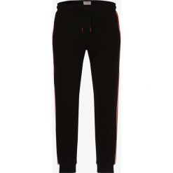 Guess Jeans - Spodnie dresowe męskie, czarny. Czarne spodnie męskie s, z aplikacjami, z jeansu, klasyczne. Za 379,95 zł.