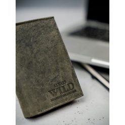 Portfel męski skórzany Always Wild N4-BLACK CRAZY - Czarny. Czarne portfele męskie ALWAYS WILD, bez wzorów. Za 44,99 zł.
