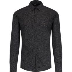 Koszula Karl Lagerfeld 605003 592630. Czarne koszule męskie KARL LAGERFELD, m, bez wzorów, z bawełny, biznesowe, bez kołnierzyka, bez rękawów. W wyprzedaży za 339,00 zł.