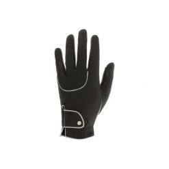 Rękawiczki Pro'Leather czarne. Czarne rękawiczki damskie marki FOUGANZA. Za 79,99 zł.