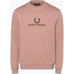 Fred Perry - Męska bluza nierozpinana, różowy. Różowe bluzy męskie Fred Perry, m, z haftami, eleganckie, bez kołnierzyka, bez rękawów, bez kaptura. Za 399,95 zł.