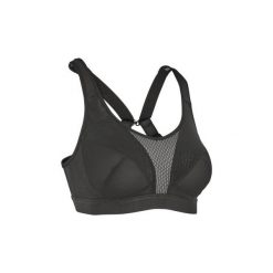 Biustonosz Do Biegania Classic Bra Czarno-Różowy. Czarne biustonosze sportowe damskie KALENJI, xl, bez wzorów, z elastanu, do biegania. Za 59,99 zł.