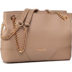 Torebka LIU JO - S Crossbody NA0123 E0064 Arenaria 71316. Brązowe torebki klasyczne damskie Liu Jo, z aplikacjami, ze skóry ekologicznej, klasyczne, duże, zdobione, bez dodatków. W wyprzedaży za 479,00 zł.