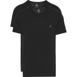 Calvin Klein 2-pack Dolna koszulka Czarny. Czarne koszulki męskie Calvin Klein, l, z nadrukiem, z elastanu, bez kołnierzyka, bez rękawów. Za 150,95 zł.