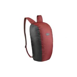 Plecak kompaktowy trekkingowy 10 L | TRAVEL 100. Pomarańczowe plecaki męskie FORCLAZ, bez wzorów, z poliesteru. Za 9,99 zł.