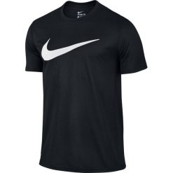 Nike Koszulka męska Legend Mesh Swoosh Tee czarna r. XL (821833 010). Czarne koszulki sportowe męskie marki Nike, m, z meshu. Za 96,67 zł.