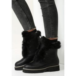 Czarne Traperki Love Me Tomorrow. Czarne buty zimowe damskie marki vices. Za 59,99 zł.