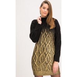 Sukienka dzianinowa Pinko Estone 20192 PBK2 1B145M Y5T1. Czarne sukienki damskie Pinko, m, bez wzorów, z wełny, bez kołnierzyka, bez rękawów. W wyprzedaży za 659,00 zł.