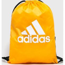 Adidas Performance - Plecak. Żółte plecaki damskie adidas Performance, z nadrukiem, z poliesteru. W wyprzedaży za 44,90 zł.