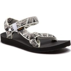 Sandały TEVA - Original Universal 1003987 Boomerang White/Grey. Białe klapki damskie Teva, bez wzorów, z tworzywa sztucznego, bez obcasa. W wyprzedaży za 159,00 zł.