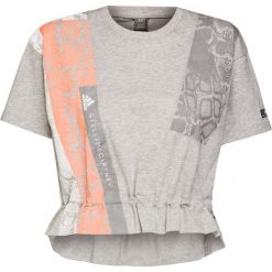 T-shirt ADIDAS BY STELLA McCARTNEY GRAPHIC. Szare topy damskie adidas by Stella McCartney, z nadrukiem, z bawełny, eleganckie, z okrągłym kołnierzem. Za 270,00 zł.