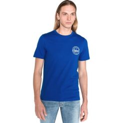 Jack & Jones Art Tender Koszulka Niebieski. Niebieskie podkoszulki męskie l, z nadrukiem, z bawełny, krótkie. Za 44,95 zł.