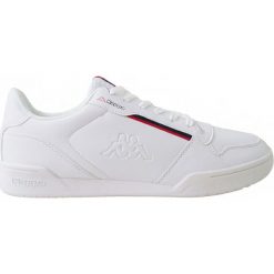 Białe Buty Kappa Marabu M 242765 1020. Białe buty sportowe męskie Kappa, z gumy, na sznurówki. W wyprzedaży za 149,00 zł.