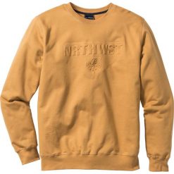 Bluzy męskie: Bluza Regular Fit bonprix złoty
