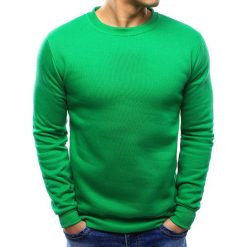 Bluzy męskie: Bluza męska gładka zielona (bx2000)