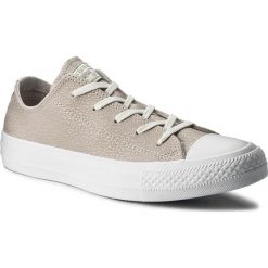 Trampki CONVERSE - Ctas Ox 559884C Pale Putty/Silver/White. Brązowe półbuty damskie marki Converse, bez wzorów, ze skóry, bez zapięcia. W wyprzedaży za 249,00 zł.