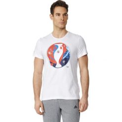 Adidas Koszulka męska Euro Logo biała r. XL (AI5606). Białe t-shirty męskie Adidas, m. Za 40,20 zł.