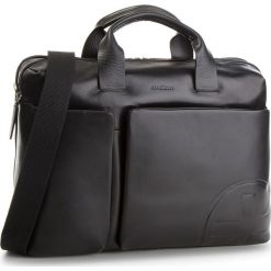Torba na laptopa STRELLSON - Jones 4010002358 Black 900. Czarne torby męskie skórzane Strellson, bez wzorów, ze skóry. W wyprzedaży za 559,00 zł.